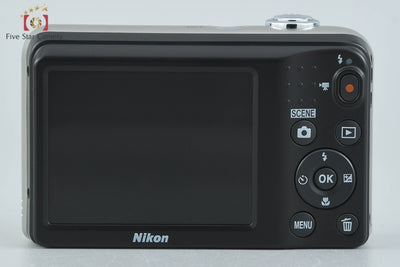 [Used] Nikon COOLPIX A10 Silver Compact Digital Camera with Original Box