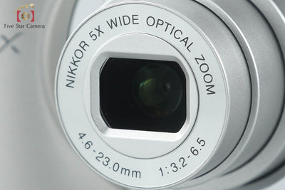 [Used] Nikon COOLPIX A10 Silver Compact Digital Camera with Original Box