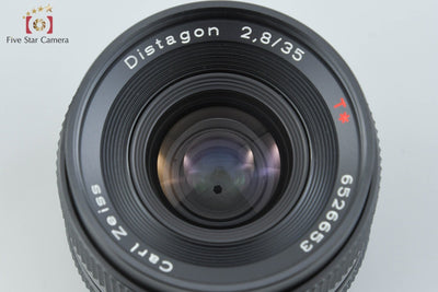 【中古】CONTAX コンタックス Carl Zeiss Distagon 35mm f/2.8 T* AEJ
