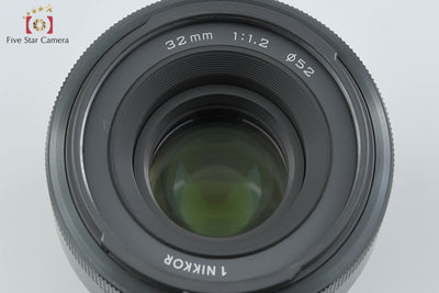 [Used] Nikon 1 NIKKOR 32mm f/1.2 Black