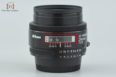 [Used] Nikon AF NIKKOR 24mm f/2.8