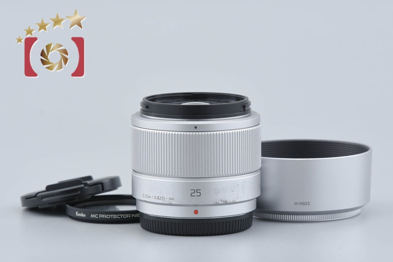 [Used] Panasonic LUMIX G 25mm f/1.7 ASPH. H-H025 Silver
