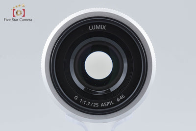 [Used] Panasonic LUMIX G 25mm f/1.7 ASPH. H-H025 Silver