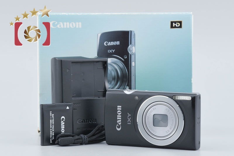 [Used] Canon IXY 120 Black Compact Digital Camera with Original Box