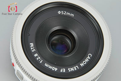 Used Canon EF 40mm f/2.8 STM White
