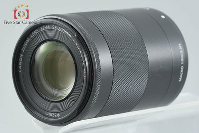 [Used] Canon EF-M 55-200mm f/4.5-6.3 IS STM Black