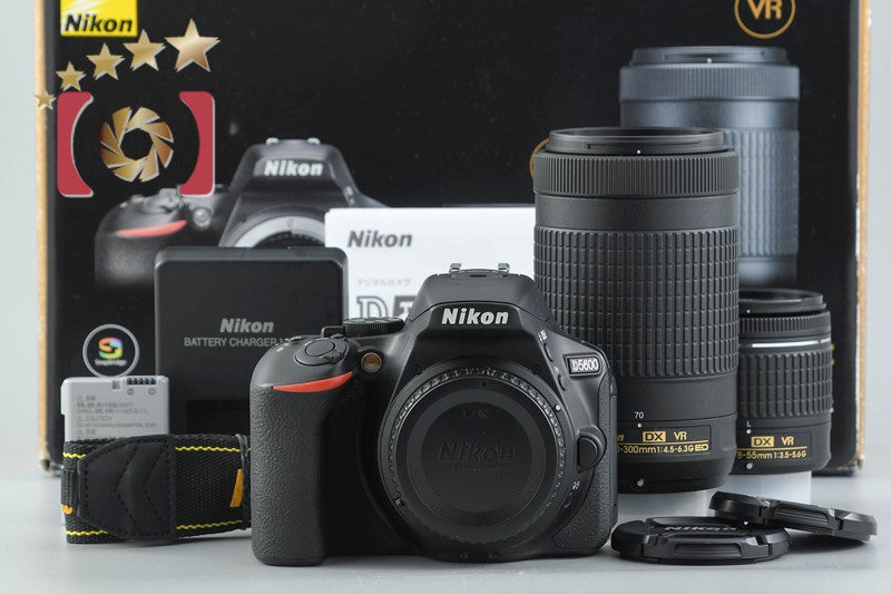 [Used] Nikon D5600 Double Zoom Kit with Original Box