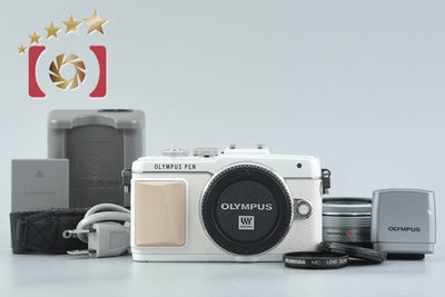 [Used] OLYMPUS Olympus PEN Lite E-PL7 14-42mm EZ Lens Kit White, Low Shutter Count