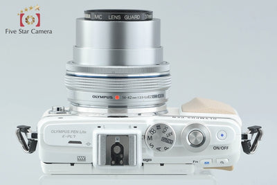 [Used] OLYMPUS Olympus PEN Lite E-PL7 14-42mm EZ Lens Kit White, Low Shutter Count