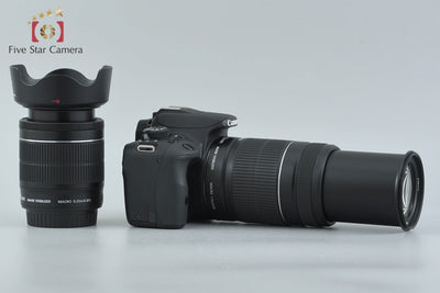 [Used] Canon EOS Kiss X7 Double Zoom Kit Black - Low Shutter Count