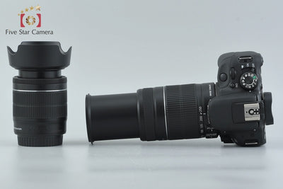 [Used] Canon EOS Kiss X7 Double Zoom Kit Black - Low Shutter Count