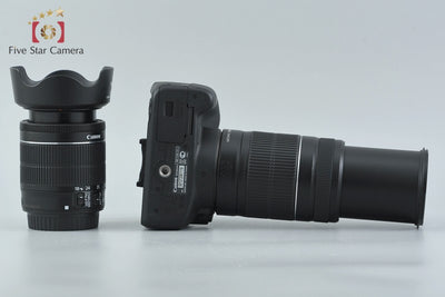[Used] Canon EOS Kiss X7 Double Zoom Kit Black - Low Shutter Count
