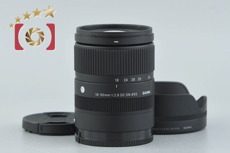 【中古】SIGMA シグマ 18-50mm f/2.8 DC DN Contemporary ソニーEマウント用