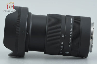 【中古】SIGMA シグマ 18-50mm f/2.8 DC DN Contemporary ソニーEマウント用