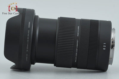 【中古】SIGMA シグマ 18-50mm f/2.8 DC DN Contemporary ソニーEマウント用