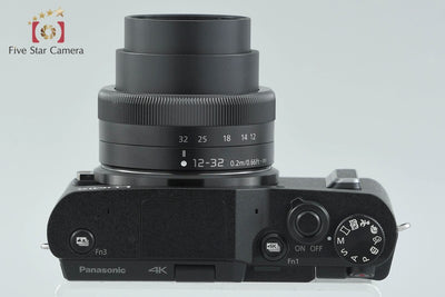 [Used] Panasonic LUMIX DC-GF90 Black + G VARIO 12-32mm f/3.5-5.6 ASPH. MEGA O.I.S. Low Shutter Count