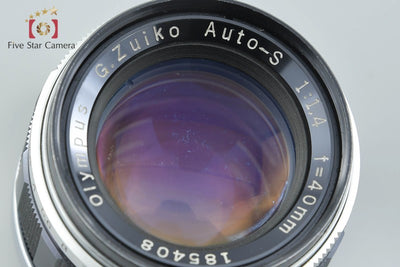 [Used] OLYMPUS G.ZUIKO AUTO-S 40mm f/1.4 PEN F-mount