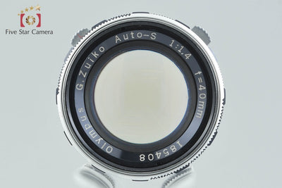 [Used] OLYMPUS G.ZUIKO AUTO-S 40mm f/1.4 PEN F-mount