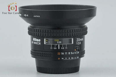 [Used] Nikon AF NIKKOR 20mm f/2.8