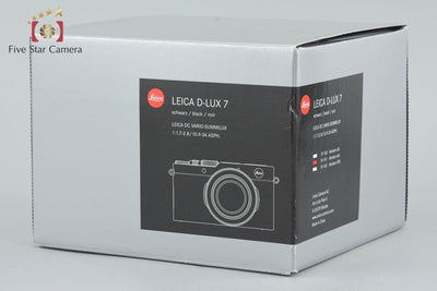 Used: Leica D-LUX 7 Black Compact Digital Camera with Original Box