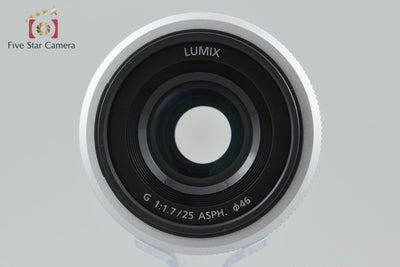 【Used】Panasonic LUMIX G 25mm f/1.7 ASPH. H-H025 Silver