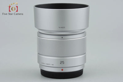 【Used】Panasonic LUMIX G 25mm f/1.7 ASPH. H-H025 Silver