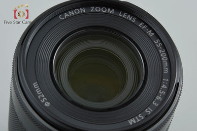 [Used] Canon EF-M 55-200mm f/4.5-6.3 IS STM Black