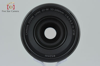 [Used] Canon EF-M 55-200mm f/4.5-6.3 IS STM Black