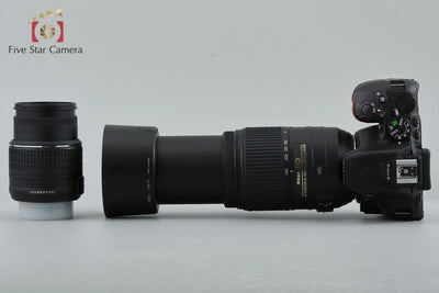 [Used] Nikon D5500 Black Double Zoom Kit, Low Shutter Count