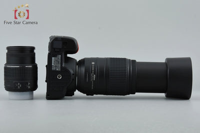 [Used] Nikon D5500 Black Double Zoom Kit, Low Shutter Count