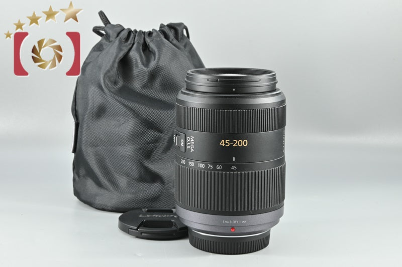 【中古】Panasonic パナソニック LUMIX G VARIO 45-200mm f/4-5.6 MEGA O.I.S. H-FS045200