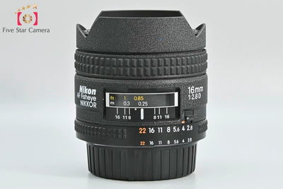 【中古】Nikon ニコン AF Fisheye NIKKOR 16mm f/2.8 D 元箱付き