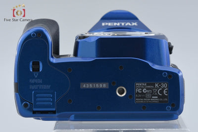 [Used] PENTAX Pentax K-30 Crystal Blue Digital SLR Camera