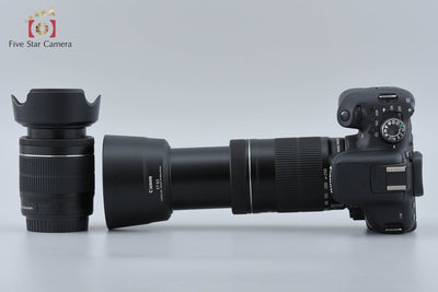[Used] Canon EOS Kiss X8i Double Zoom Kit