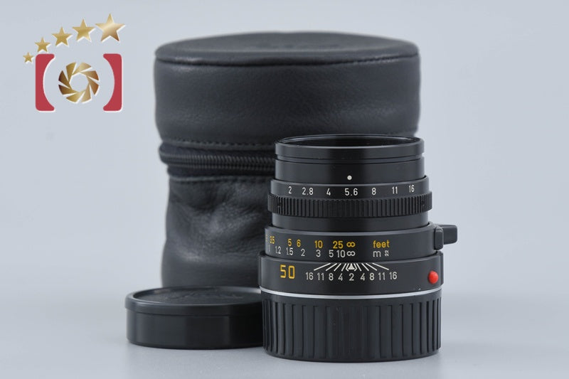 [Used] Leica Summicron-M 50mm f/2 E39 3rd Generation Black