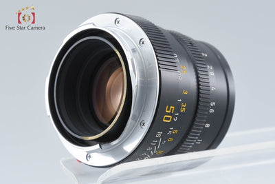 [Used] Leica Summicron-M 50mm f/2 E39 3rd Generation Black