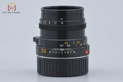 [Used] Leica Summicron-M 50mm f/2 E39 3rd Generation Black