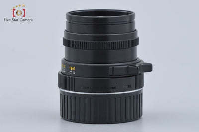 [Used] Leica Summicron-M 50mm f/2 E39 3rd Generation Black