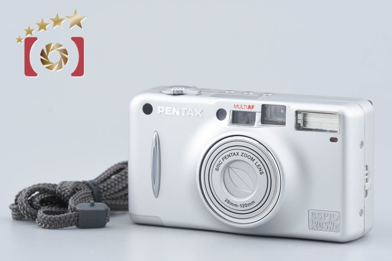 [Used] PENTAX Pentax ESPIO 120SWII Silver Compact Film Camera