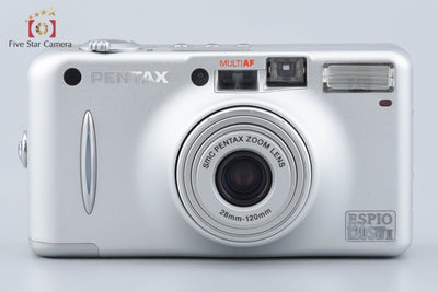 [Used] PENTAX Pentax ESPIO 120SWII Silver Compact Film Camera