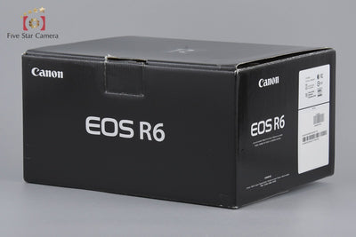 [Used] Canon EOS R6 Mirrorless Interchangeable Lens Camera, Low Shutter Count, With Original Box