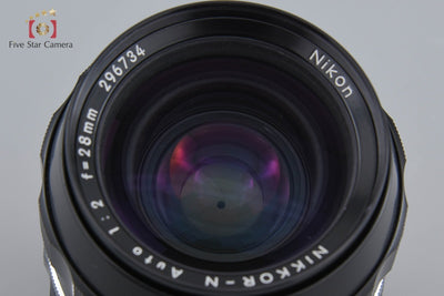 [Used] Nikon NIKKOR-N Auto 28mm f/2 + M2 Extension Ring