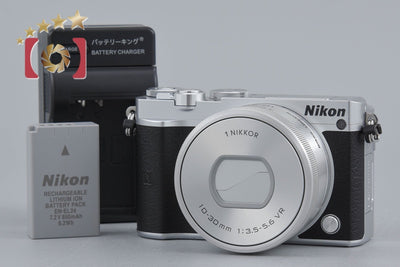 [Used] Nikon 1 J5 Silver Standard Power Zoom Lens Kit, Low Shutter Count