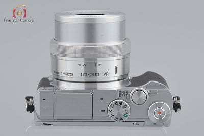 [Used] Nikon 1 J5 Silver Standard Power Zoom Lens Kit, Low Shutter Count