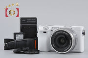 Used: SONY Sony α6000 ILCE-6000L White Power Zoom Lens Kit, Low Shutter Count