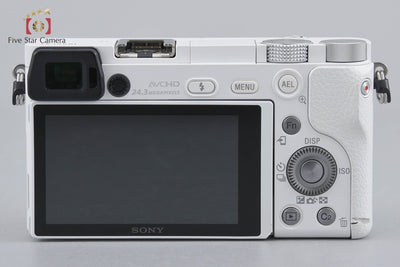 Used: SONY Sony α6000 ILCE-6000L White Power Zoom Lens Kit, Low Shutter Count
