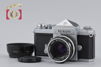 [Used] Nikon F Eye-level Silver Early Model + NIKKOR-H Auto 50mm f/2