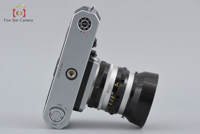 [Used] Nikon F Eye-level Silver Early Model + NIKKOR-H Auto 50mm f/2