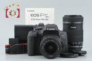 [Used] Canon EOS Kiss X8i Double Zoom Kit - Low Shutter Count