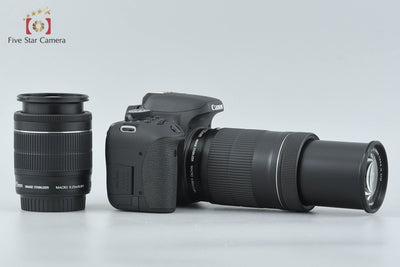 [Used] Canon EOS Kiss X8i Double Zoom Kit - Low Shutter Count